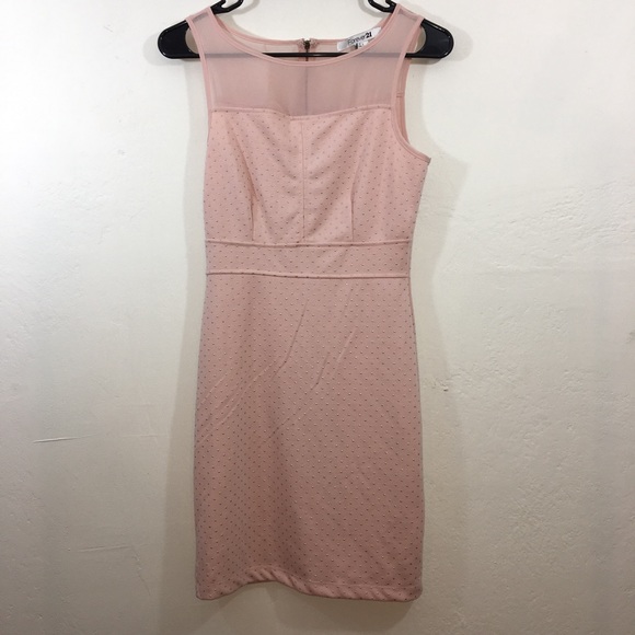 Forever 21 Women's Peach Sleeveless Dress Small - Picture 7 of 8